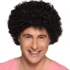 Afro paryk, sort