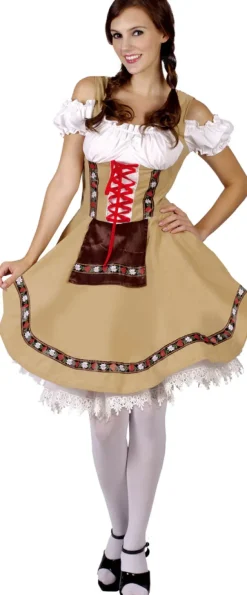 Alpine girl tyrolerkjole, M/L