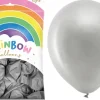 Balloner sølv 23 cm 100-pak
