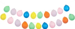 Ballon guirlande sæt kulørt