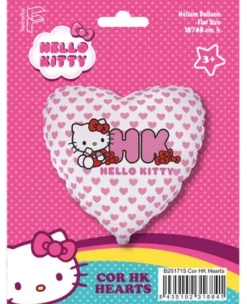 Ballon Hello Kitty hjerter