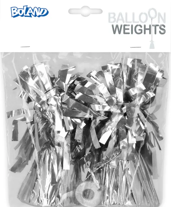 Ballonvægt sølv 2-pak