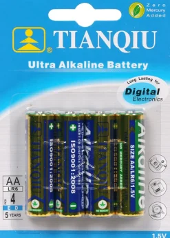 Batteri AA alkaline 4-pak