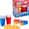 Beer Pong sæt med 48 dele