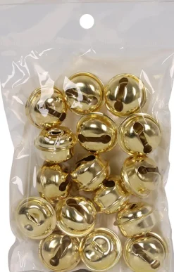Bjælde, guld 22 mm 15-pak