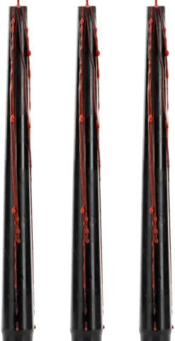 Blødende stearinlys 25 cm, 3-pak