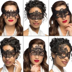 Blonde-maske sort