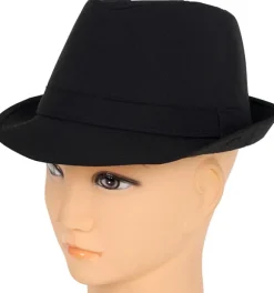 Blues/gentleman hat sort