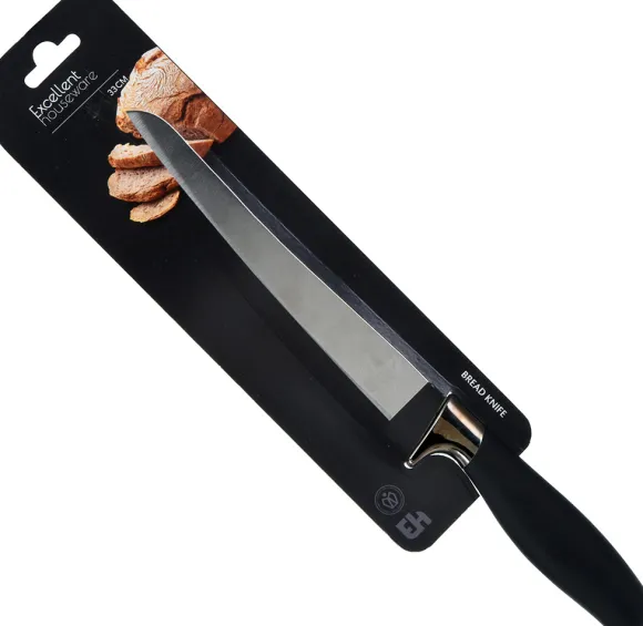 Brødkniv soft grip, 33 cm