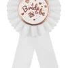Bride to be badge med satinbånd