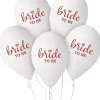 Bride to be ballon 5-pak