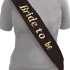Bride to be skråbånd, sort