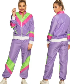 Campinghabit 80er lilla, XL