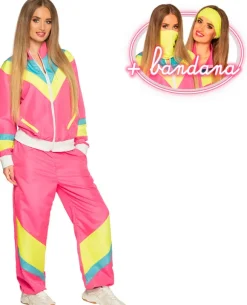 Campinghabit 80er pink, XL