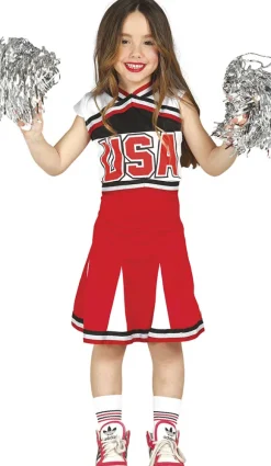 Cheerleader kostume 10-12år