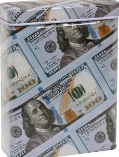 Cigaretetui, dollarsedler
