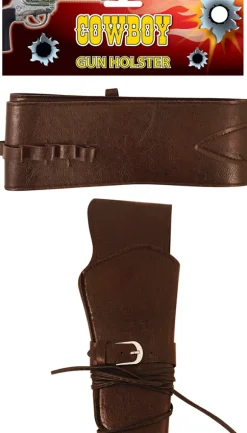 Cowboybælte m/pistolhylster