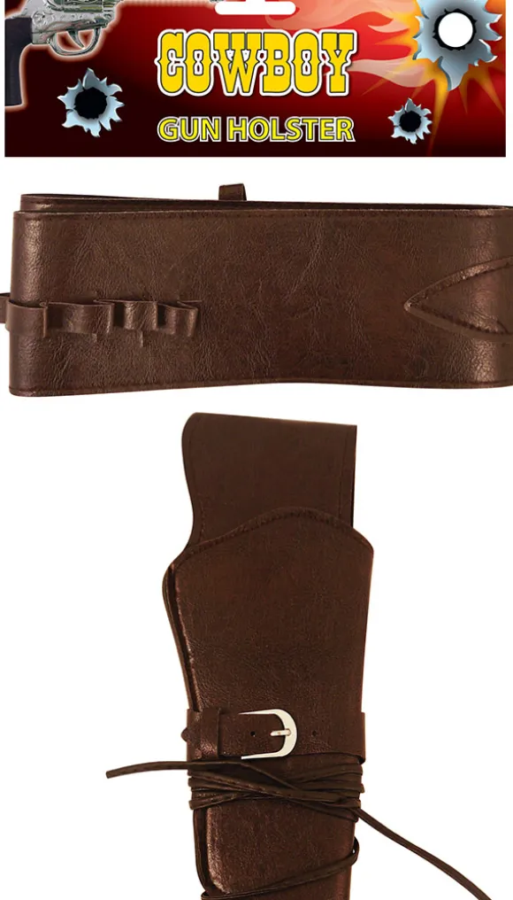 Cowboybælte m/pistolhylster