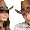 Cowboyhat Django, brun