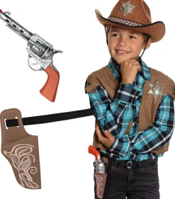 Cowboy pistol sæt til børn