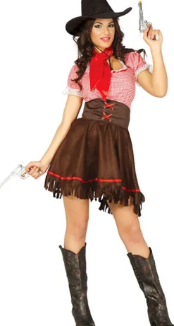 Cowgirl kostume, str. M