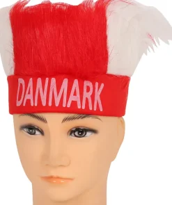 Danmark pandebånd med hår