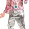 Disco hippie med sølvbukser