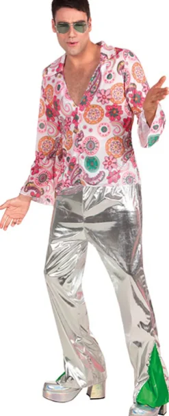 Disco hippie med sølvbukser