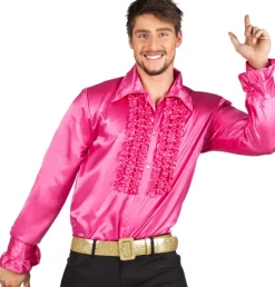 Disco skjorte pink, S