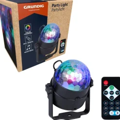 Disko partylys m/fjernbetjening