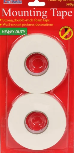 Dobbeltklæbende tape 2-pak