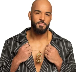 Dollar-tegn halskæde guld