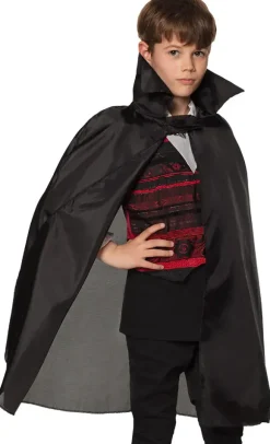 Dracula kappe barn, sort 75 cm