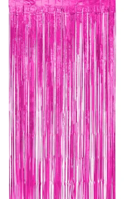 Dørgardin lametta, pink