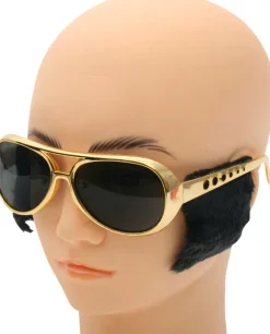 Elvis solbrille m/sideburns