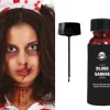 Falsk blod tykt 60 ml med pensel