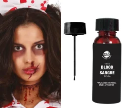 Falsk blod tykt 60 ml med pensel