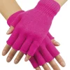 Fingerløse handsker pink