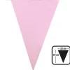 Flagguirlande lyserød 10 m