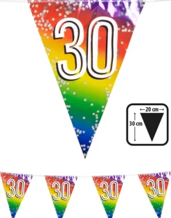 Flagguirlande 30, 6 m