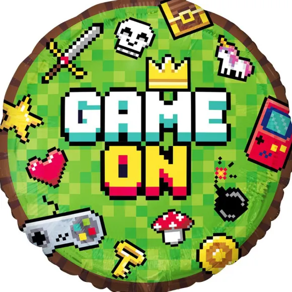 Folieballon Game On 36 cm