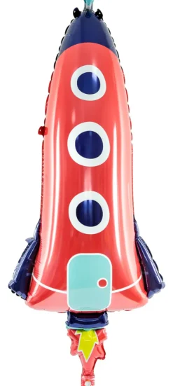Folieballon rumraket 42x112