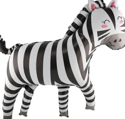 Folieballon zebra 80x78 cm