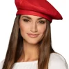 Fransk baret hat, rød