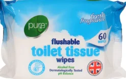 Fugtet toiletpapir 60-pak