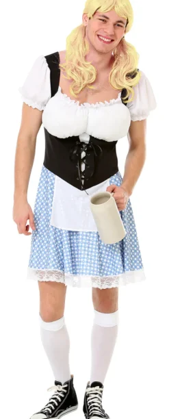 Funny Beer Maid kjole, M