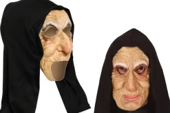 Gammel dame maske med hætte