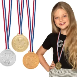 Guld, sølv og bronze medaljer