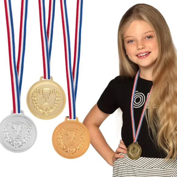 Guld, sølv og bronze medaljer