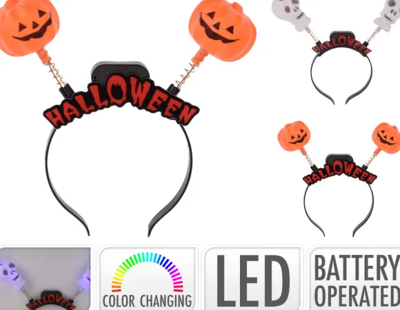 Halloween hårbøjle LED-lys